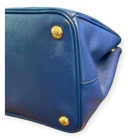 PRADA Galleria Lux Large Saffiano Double Zip Satchel Tote - Picture 8 of 16